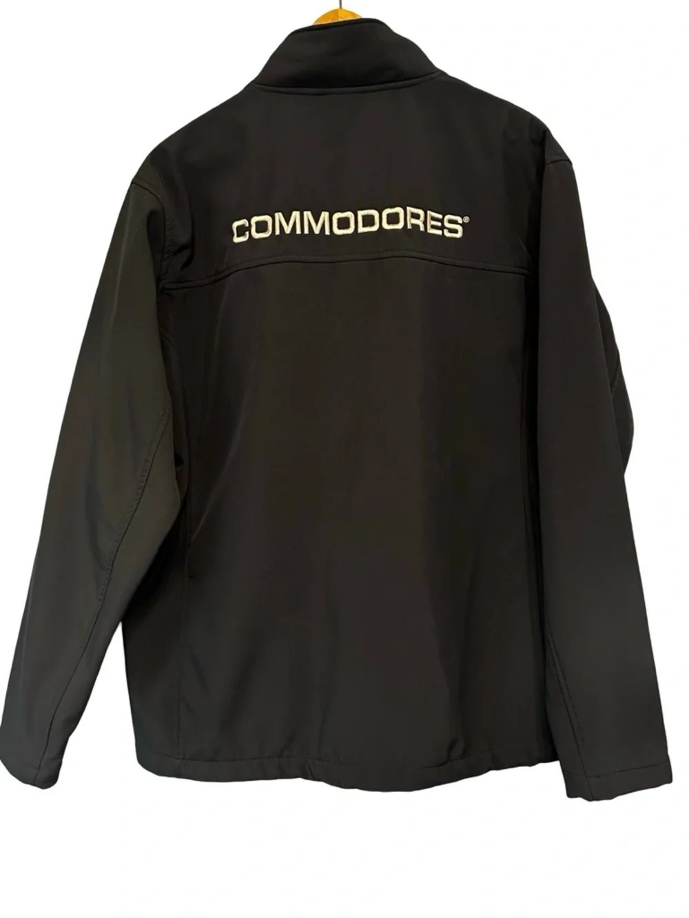 Knights Apparel Black Vanderbilt Commodores Full Zip Jacket Large Embroidered